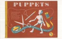 Puppets Gordon Murray 1958 Puffin Book POstcard