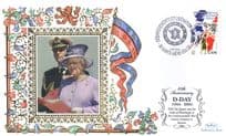 Queen Elizabeth II D-Day 60th Anniversary Benham Rare FDC