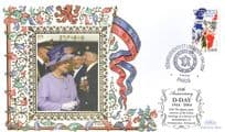 Queen Elizabeth II D-Day 60th Anniversary Benhams Rare FDC