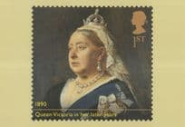 Queen Victoria In Her Later Years RMPQ Rare Royal Stamp Postcard