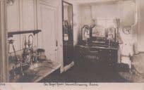 Queens Mary Dressing Room HMS Victoria & Albert Royal Yacht Ship Old Postcard