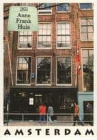 Queues Of Visitors At Anne Frank WW2 House Holland Postcard