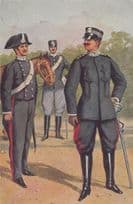 R Egercito Royal Italian Army Italy Carabinieri Uniform Military Postcard