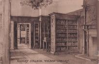 Radley College Wilson Library Berkshire Antique Postcard