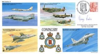 RAF Coltishall Station JFG John Howe 74 Squadron Military Map Rare LTD TO 100 Hand Signed FDC