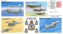 RAF Coltishall Station JFG John Howe 74 Squadron Military Map Rare LTD TO 100 Hand Signed FDC