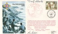 RAF Escaping Society Shelburne Line Rennes Flown Signed Military FDC