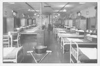 RAF Hednesford Airman's Hut Bedrooms Military Postcard