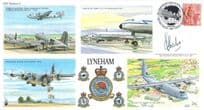 RAF Lyneham Station Wilts John Cheshire Military Map LTD TO 100 Hand Signed FDC