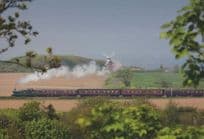 Railway Steam Train at Sheringham Park Norfolk Postcard