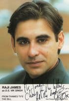 Raji James as DS Vik Singh The Bill ITV Hand Signed Cast Card Photo