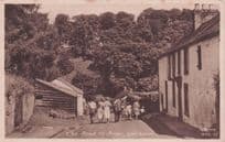 Ramblers Wetheral Road To The River Cumbria Old Postcard