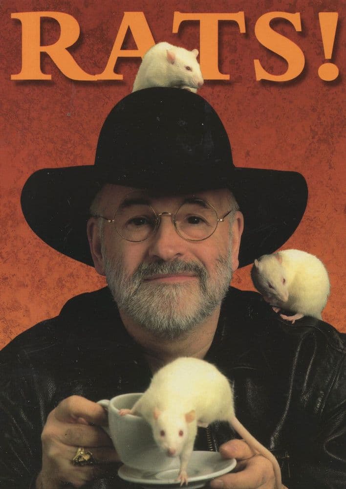 Discworld Rat Rats Terry Pratchard Of Discworld Rare Book Launch Postcard