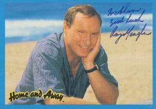 Ray Meagher Home & Away Rare Official Hand Signed Photo