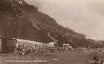 Raynors Bathing Beach Shanklin Isle Of Wight RPC Postcard