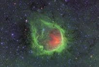 RCW 120 Star MilkyWay Scorpius Constellation White Stellar Winds Postcard