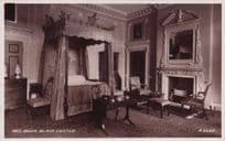 Red Room Blair Castle Scotland Real Photo Postcard