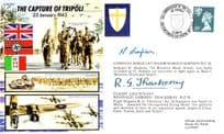 Reginald G Thackeray & Harold Simpson Tripoli WW2 Hand Signed FDC