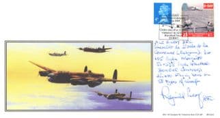 Reginald Levy FDC 103 578 Mosquito Squadron Bombers D-Day LTD TO 50 Hand Signed FDC