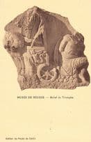 Relief Du Triomphe Statue Museum Musee De Sousse Old Antique Postcard