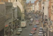 Removals Van At Natwest Bank Gloucester Cross Postcard