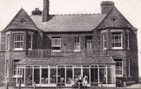Residents Talking at Mablethorpe Convalescent Home Lincs Real Photo Postcard