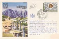 Retour En Tunisie RAF Escaping Society Military Hand Signed FDC