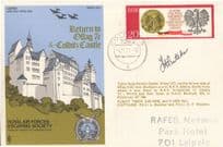 Return To Oflag 7C RAF Escaping Society Colditz Military Hand Signed 1971 FDC