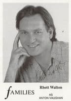 Rhett Walton Families ITV Australian TV Soap Cast Card Photo