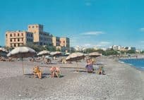 Rhodes Hotel De Roses Postcard