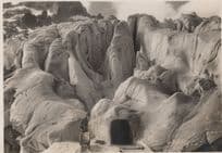 Rhonegletscher Elngang Switzerland Real Photo Postcard