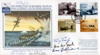 Richard Hezlet Ian McIntosh McGeoch John Troup Roxburgh MULTI 6x Hand Signed FDC