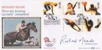 Richard Meade Equestrian GB Olympic Champion Hand Signed FDC