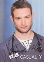 Richard Winsor as Caleb in Casualty RARE BBC Hand Signed Cast Card Photo