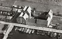 Rijkmuseum Amsterdam Holland Boats Rare Aerial RPC Postcard