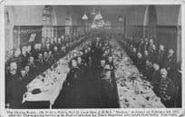 RMS Medina Dining Room King George V India Old Ship Dinner Postcard