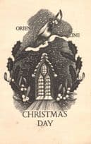 RMS Orion Orient Line 1951 Christmas Day Cruise Ship Menu