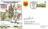 Road To Mandalay Burma Military Colonel HRR Conder OBE WW2 Hand Signed FDC