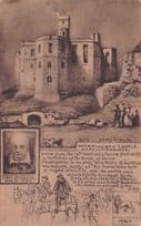 Robert Buchanan Warkworth Castle Phillimore Northumberland Old Postcard