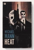 Robert De Niro Al Pacino Heat Film Movie As Rare Old Book Cover Postcard