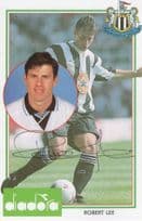 Robert Lee Newcastle Football Club Hand Signed Autograph Photo