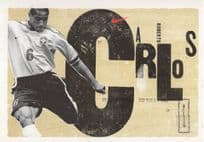 Roberto Carlos Football World Cup Star Free Kick Postcard