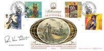 Robin Knox CBE Johnston Historic Sailor Benham Hand Signed FDC