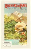 Rochers De Naye Altitute Sur Montreux Chemins De Fer Swiss Postcard