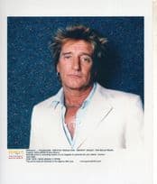 Rod Stewart In Recording Studio Human CD Album 9x9 PB Press Photo