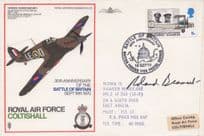 Roland Beaumont Coltishall RAF East Anglia Sortie 1970 Hand Signed FDC