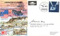Ronald Ronnie Hay Liberation Of Borneo WW2 D-Day Veteran Hand Signed FDC