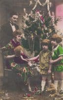 Roomsaid Joulu Puhi Estonia Antique Toy Doll Xmas Postcard