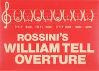 Rossini William Tell Overture Rude Comic Classical Music Postcard