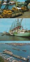 Rotterdam Harbour Holland 3x Postcard